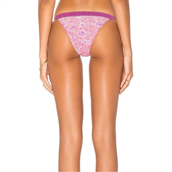 Spell and the Gypsy Collective Flamingo Side-Tie Bikini Bottom - Picture 2 of 12